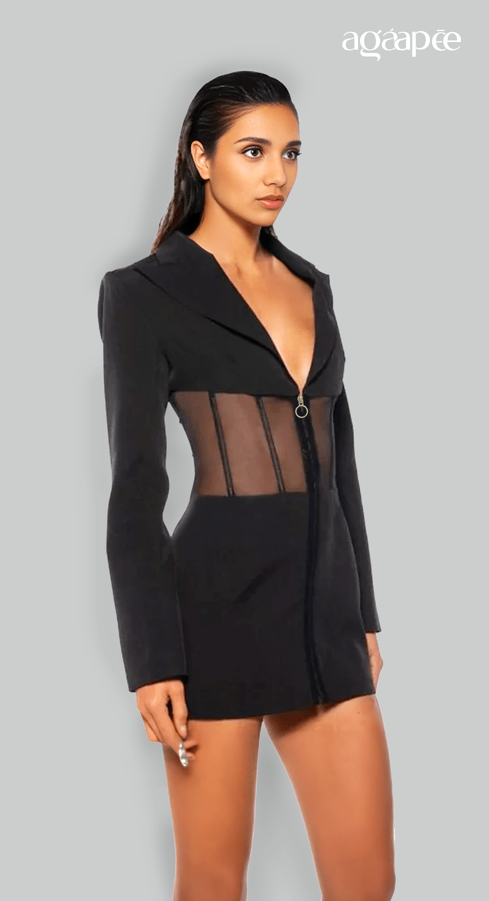 Smokin Hot- Our Edgy Mini Black Dress Smokin Hot- Our Edgy Mini Black Dress