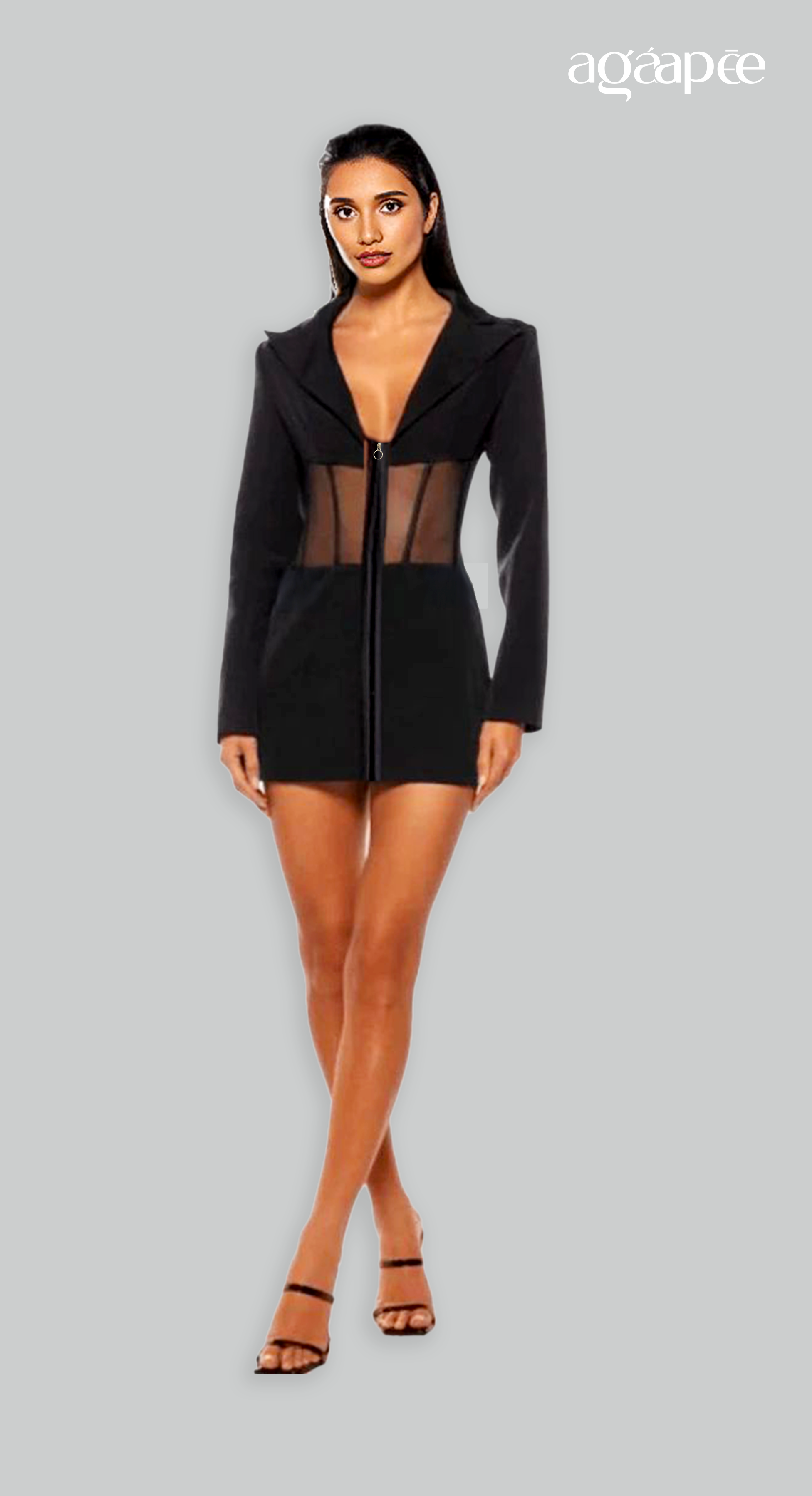 Smokin Hot- Our Edgy Mini Black Dress Smokin Hot- Our Edgy Mini Black Dress
