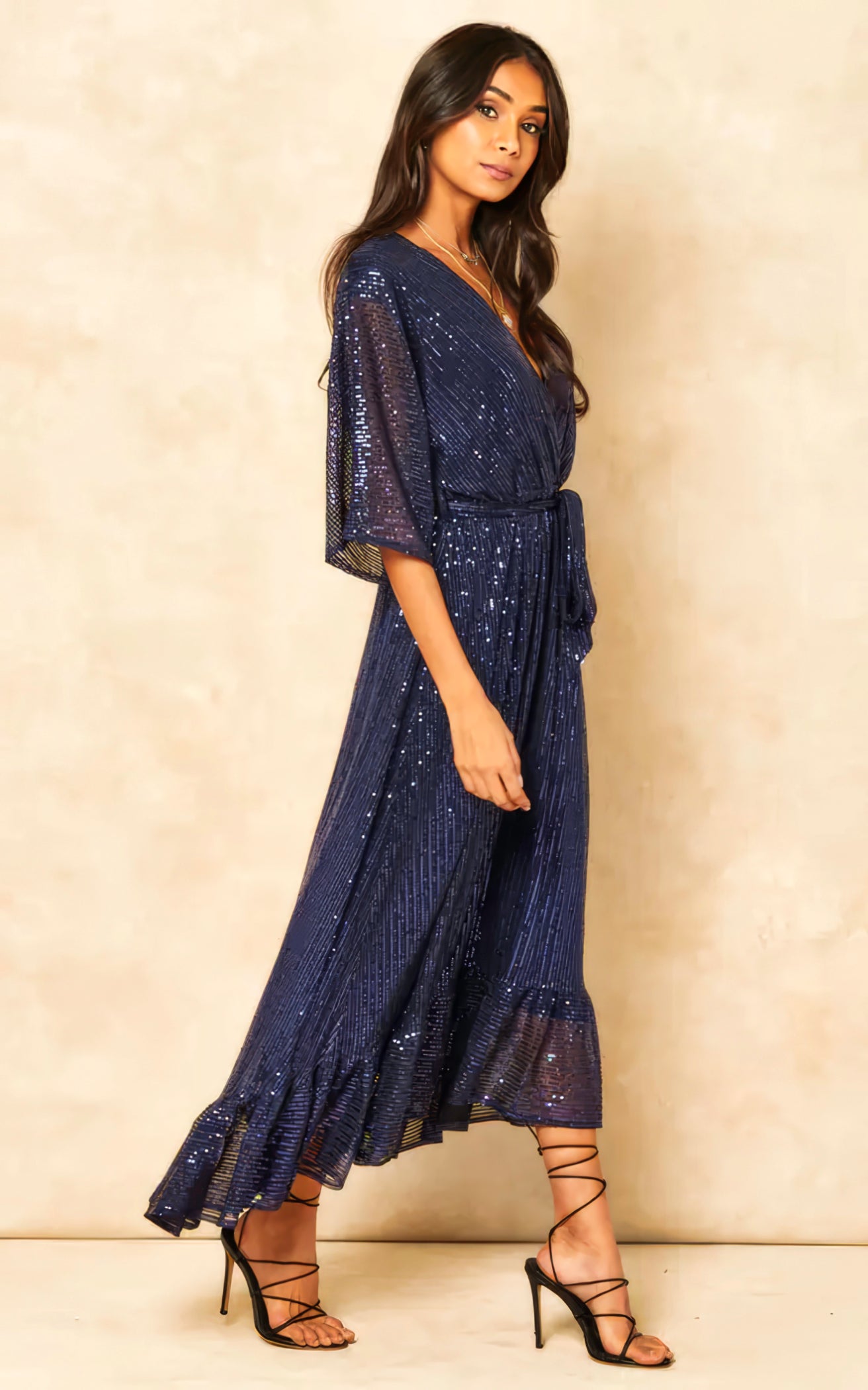 4x sequin dress ZOMVA Plus Size Sequin Embroidery Formal Long Dress Glitter Side Slit A Line Dresses Prom Wedding Evening Gown, Dark Purple, 0X at Amazon Women's Clothing store